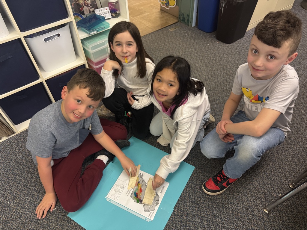 Student with problem-solving and STEM challenge in class at Broadway.