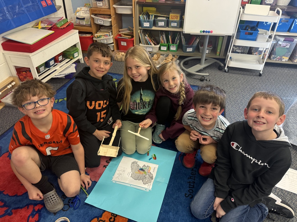 Student with problem-solving and STEM challenge in class at Broadway.