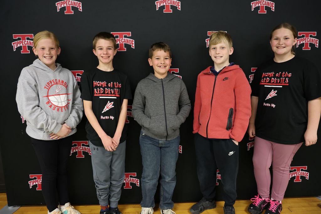 L.T. Ball Growth Students of the Month.