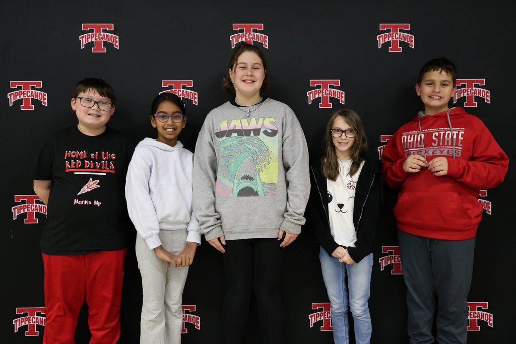 L.T. Ball Growth Students of the Month.