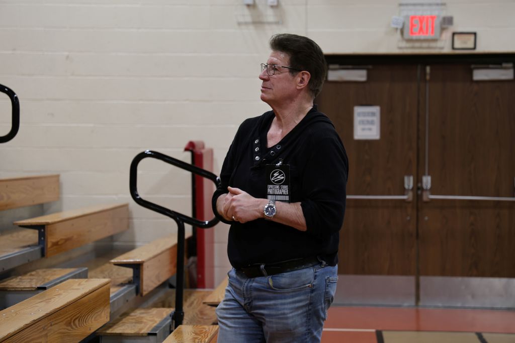 Tracey from Expressions considers his work.  