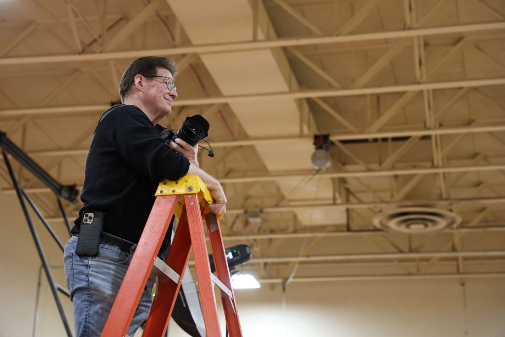 Expressions Studios gets ready to take a class photo.  