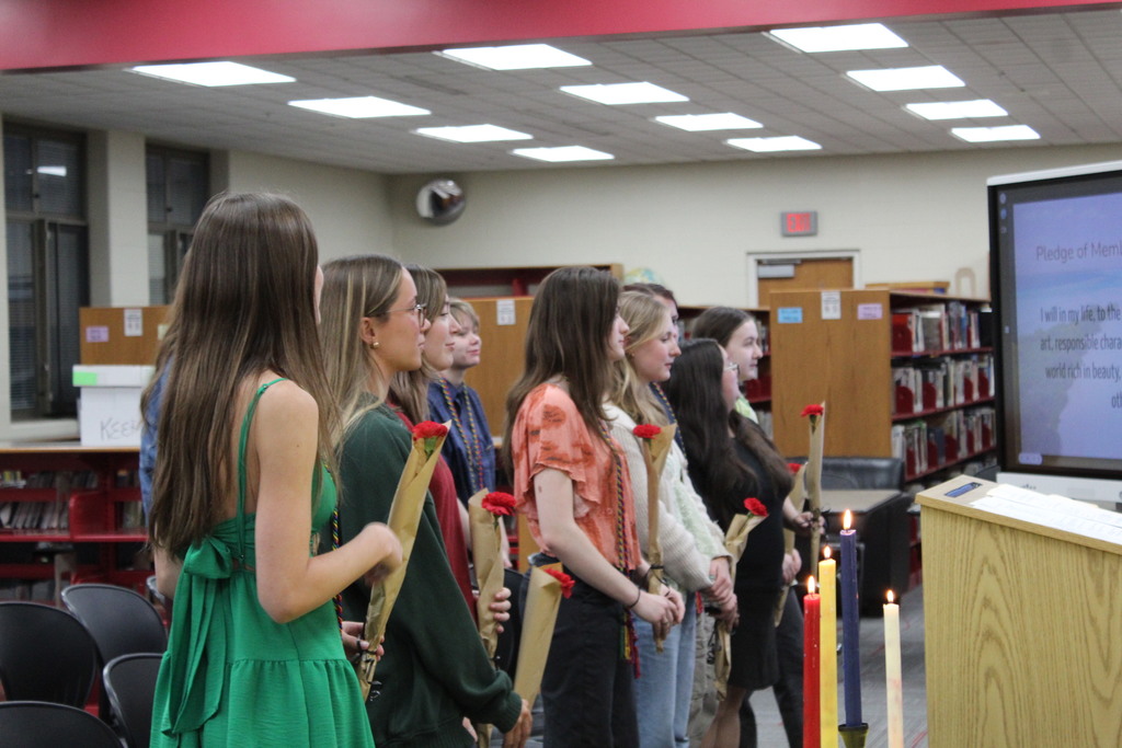 NAHS Induction Ceremony at Tippecanoe High School.