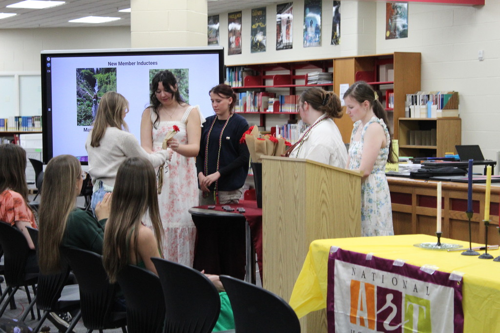 NAHS Induction Ceremony at Tippecanoe High School.
