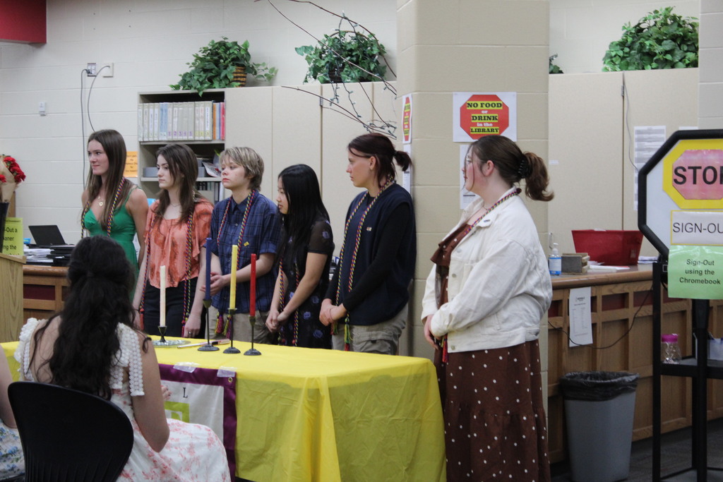 NAHS Induction Ceremony at Tippecanoe High School.