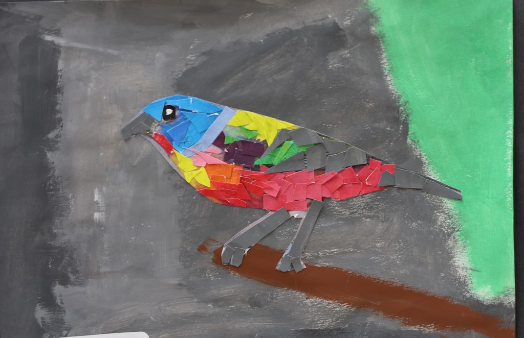 A student's project on display at Elevate the Arts.