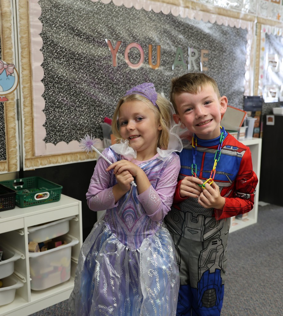 Broadway Elementary kindergarten students dressed as their favorite fairytale character.  