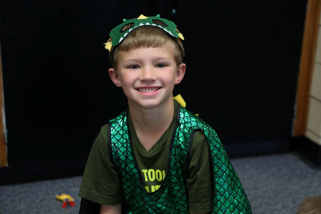 Broadway Elementary kindergarten students dressed as their favorite fairytale character.  