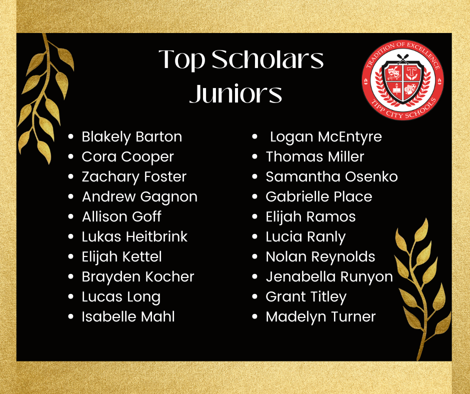 Top Scholars juniors.