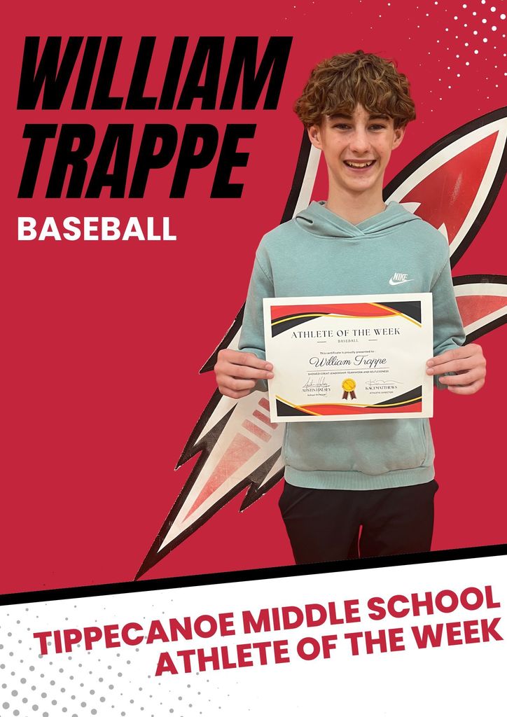 Tippecanoe Middle School Athlete of the Week.