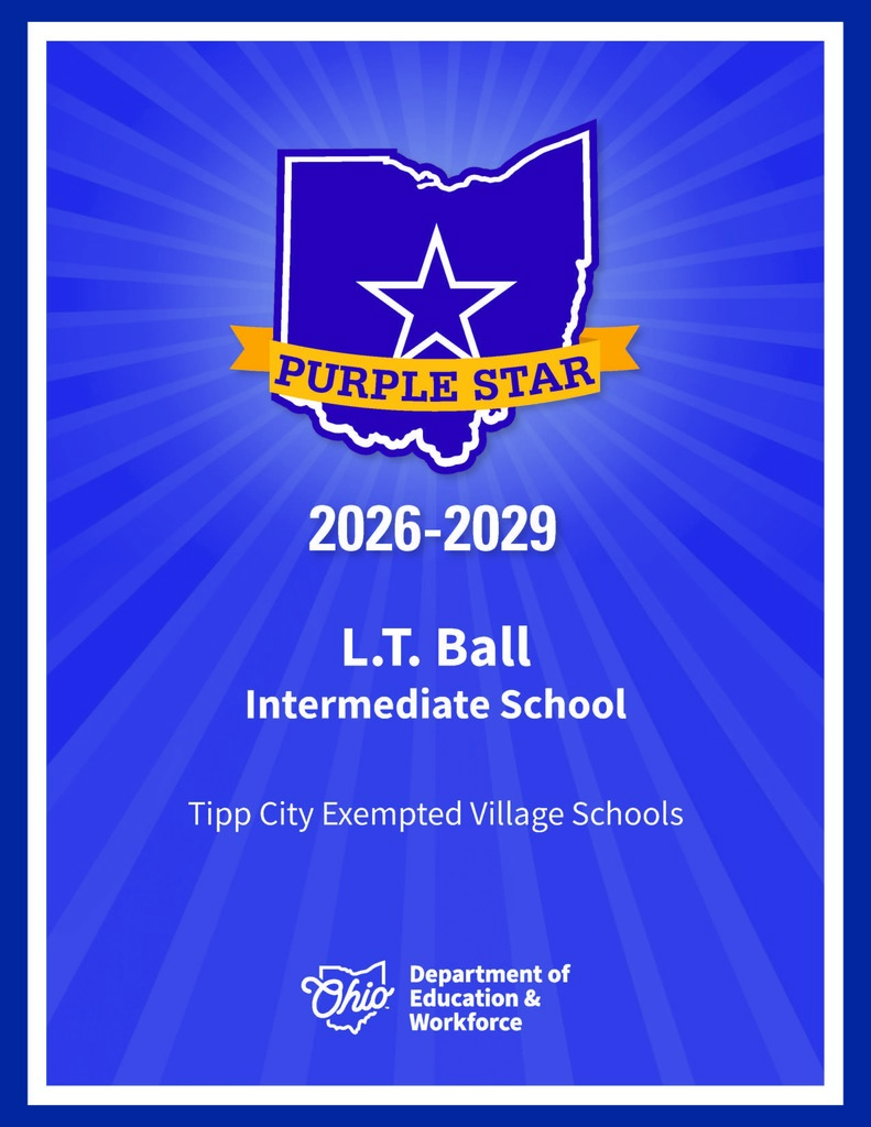L.T. Ball Intermediate School is a Purple Star School again.
