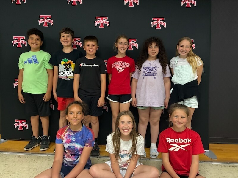 L.T. Ball Growth Students of the Month.