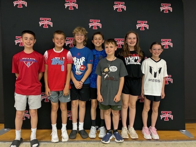 L.T. Ball Growth Students of the Month.