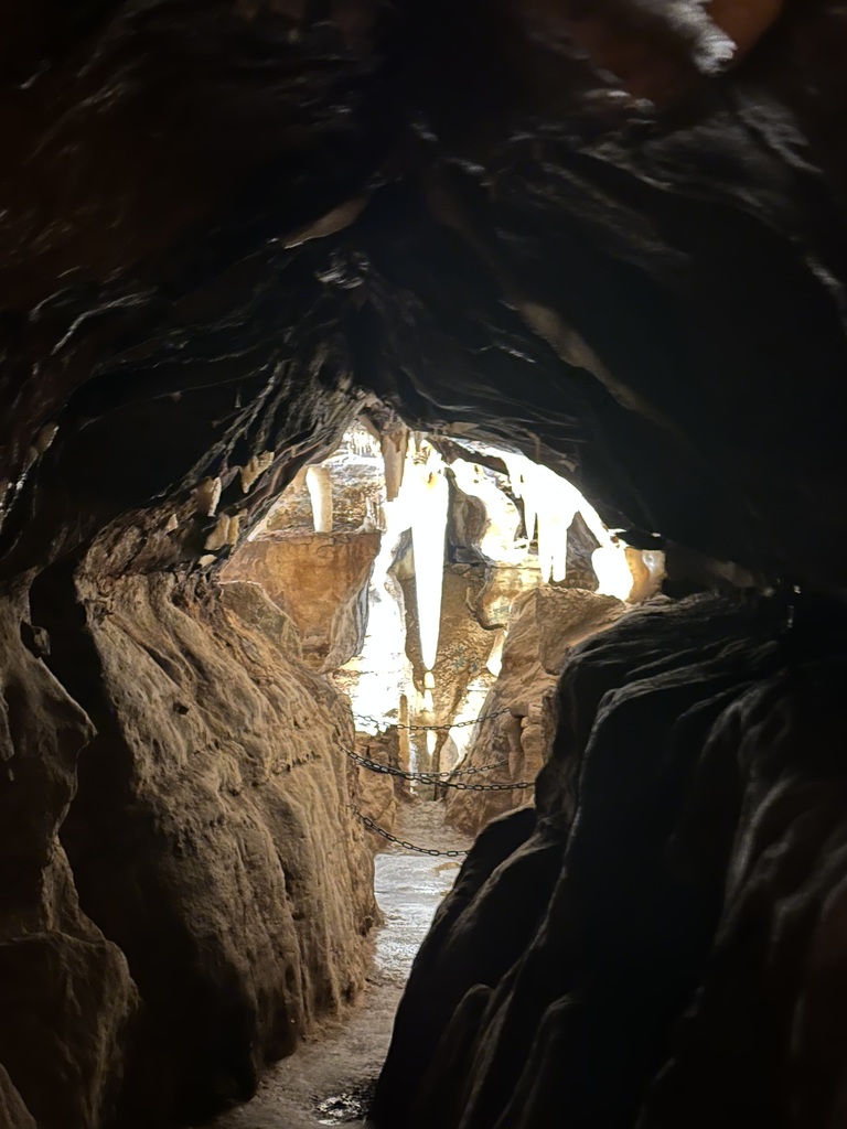 L.T. Ball students explore Ohio Caverns.