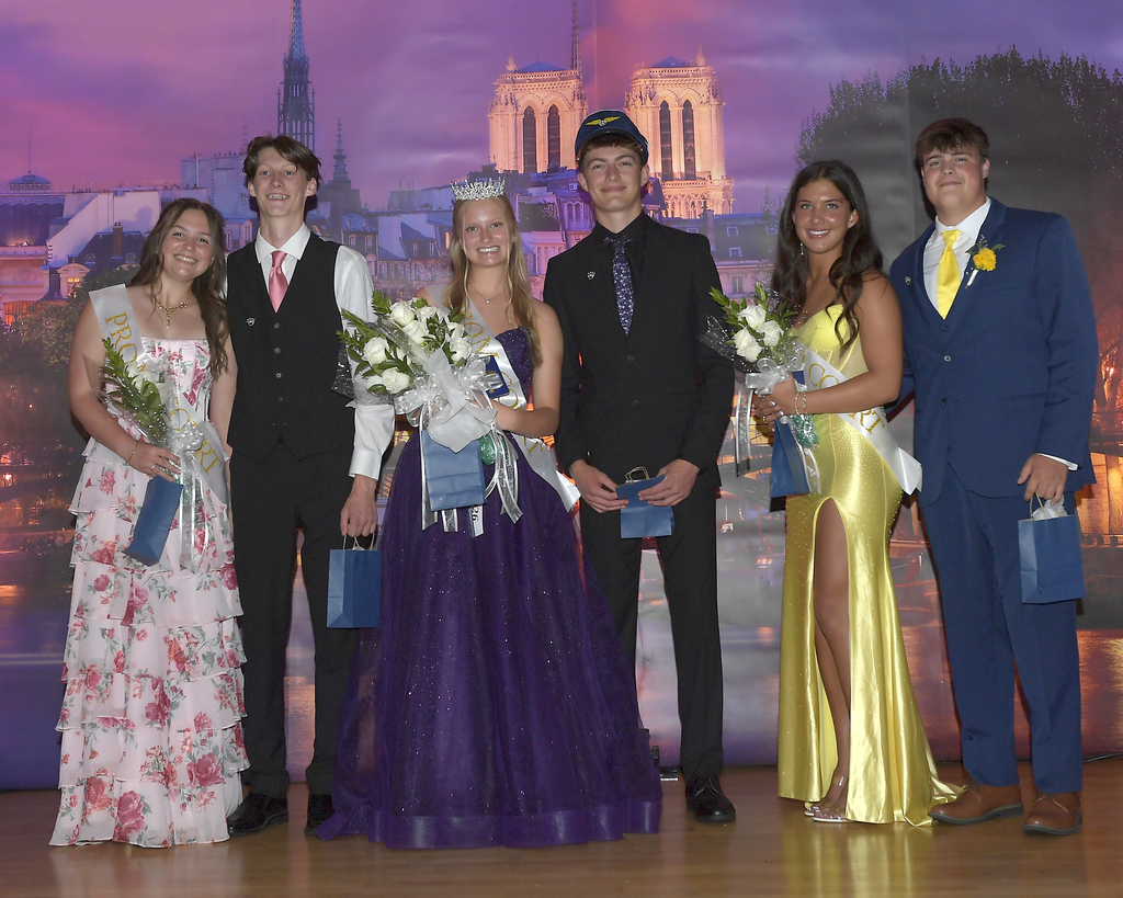 Tippecanoe High School prom court including the queen and king at this year's prom.