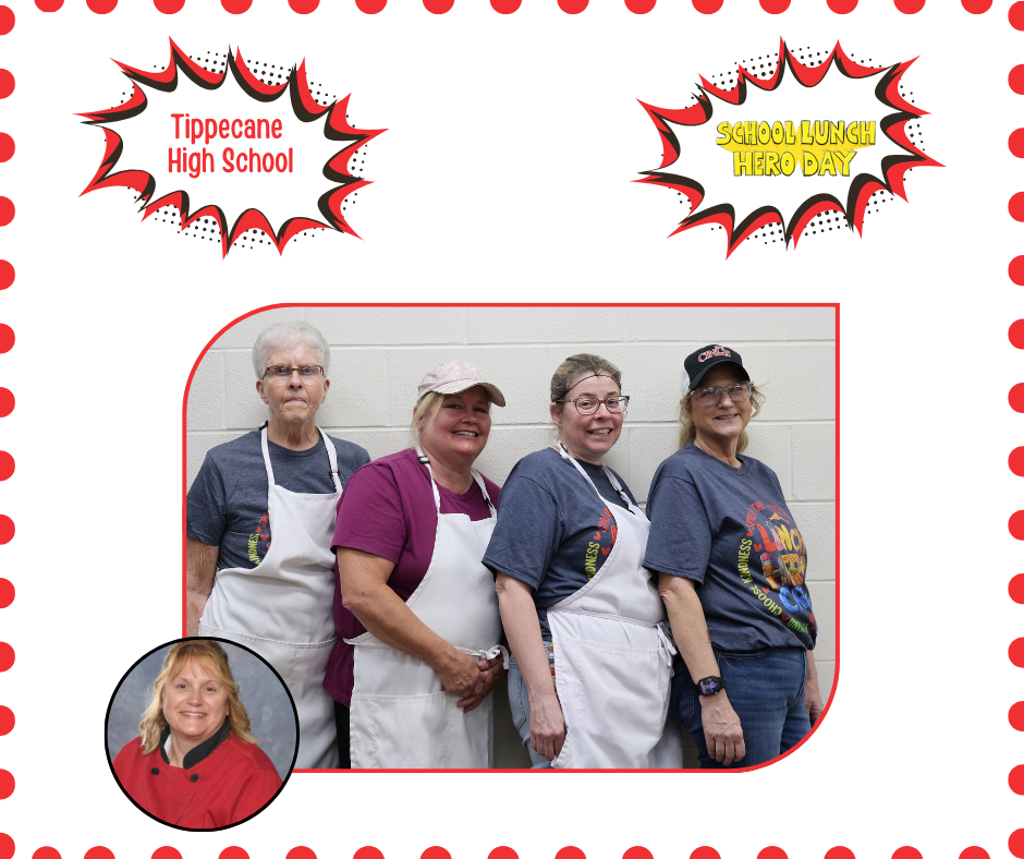 Super Hero Lunch Day with our THS cafeteria staff.
