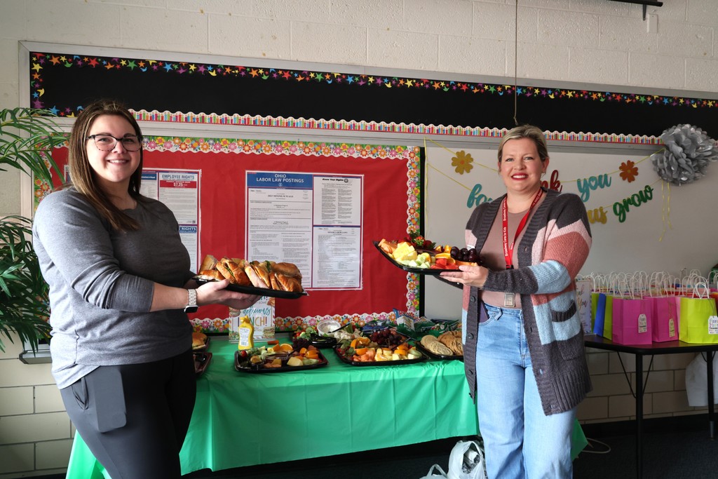 LTPA provides a lunch spread for teacher apprecation.