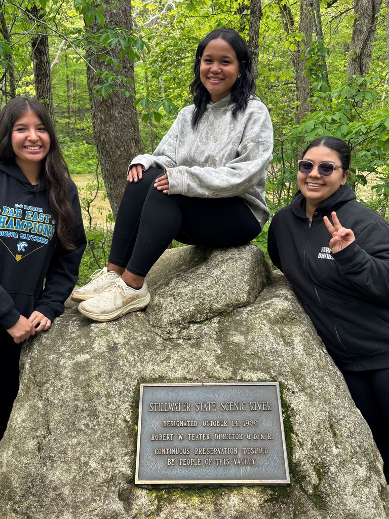 THS students at Stillwater Prairie.