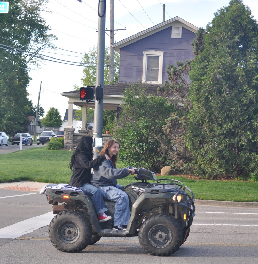 Students travel to school in a unique way.