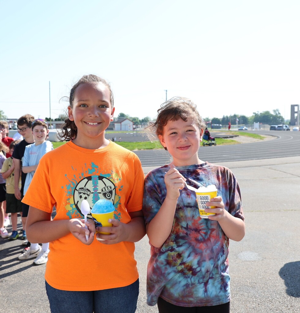 Kona Ice at Field Day.