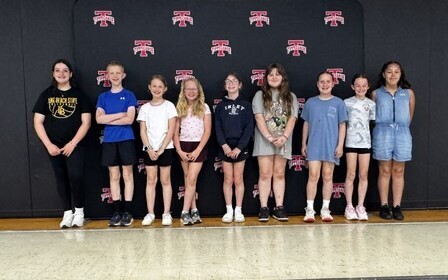 LT Ball Growth Students of the Month for May.