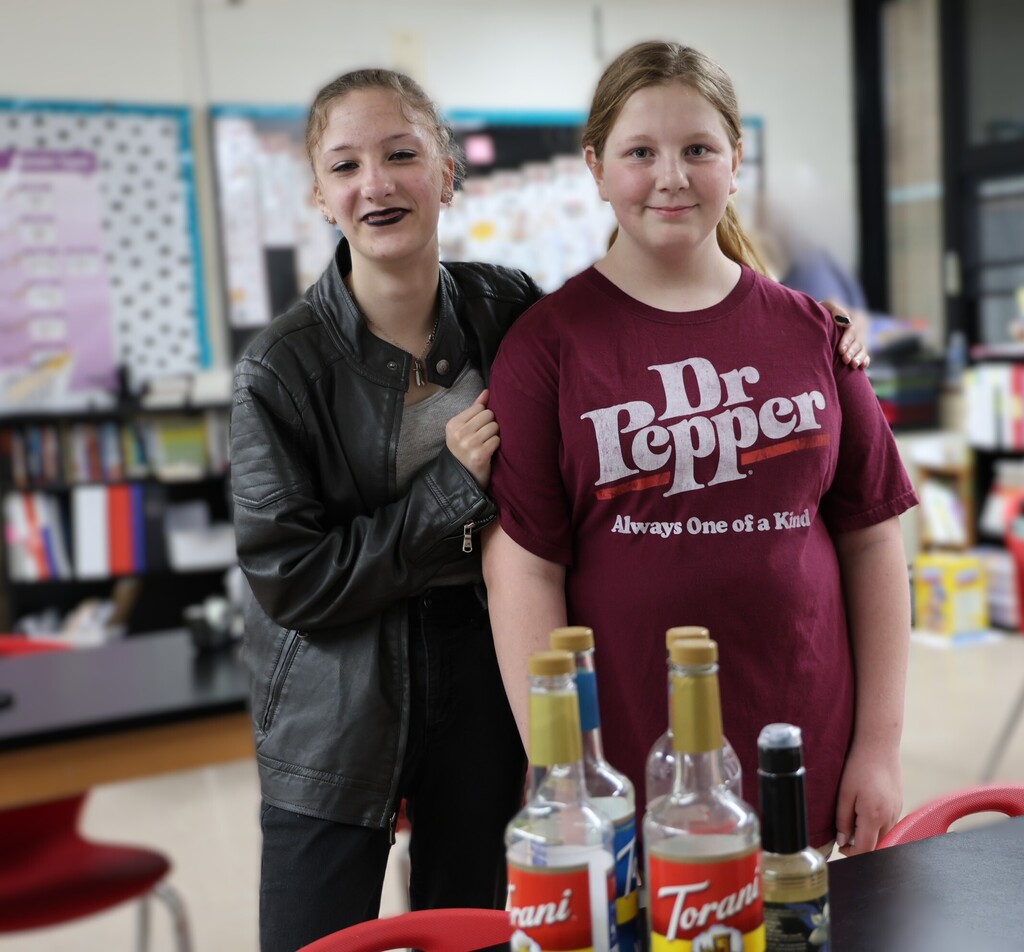TMS students show off how proud they are for all they learned this year at school.