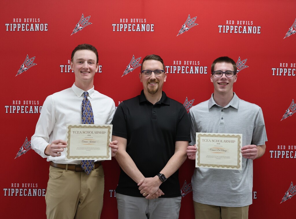 THS Class of 2026 graduates who are the recipients of this year's TCEA scholarship.  