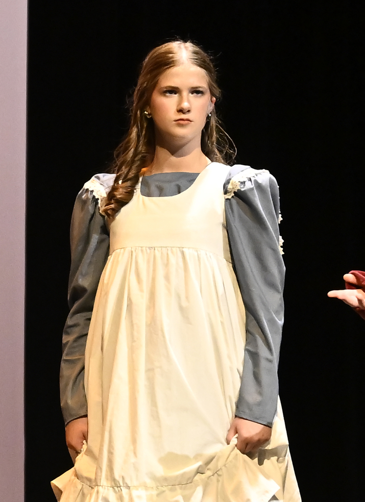 THS student performs as Molly in the school's production of Peter and the Starcatcher.