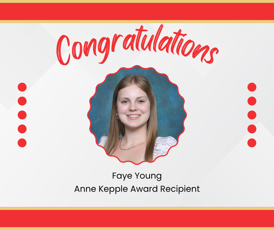Faye Young, Anne Kepple Award Recipient.