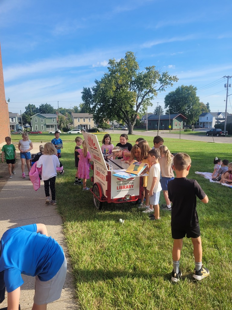 The Book Bike at Broadway Elementary.