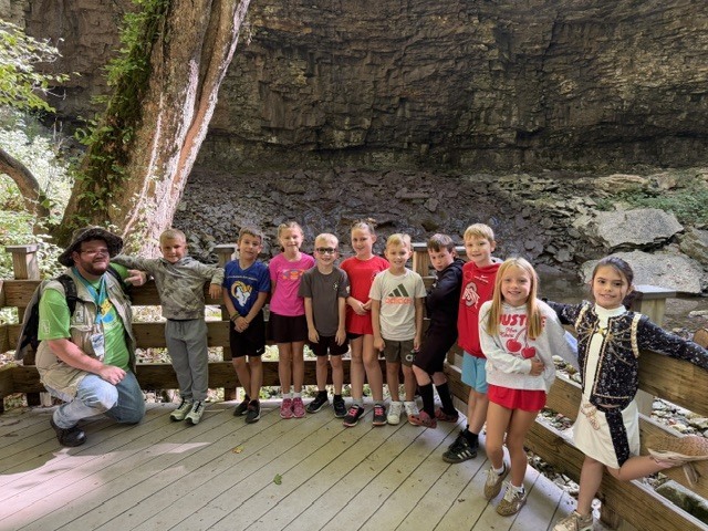 Second graders at Charleston Falls.  