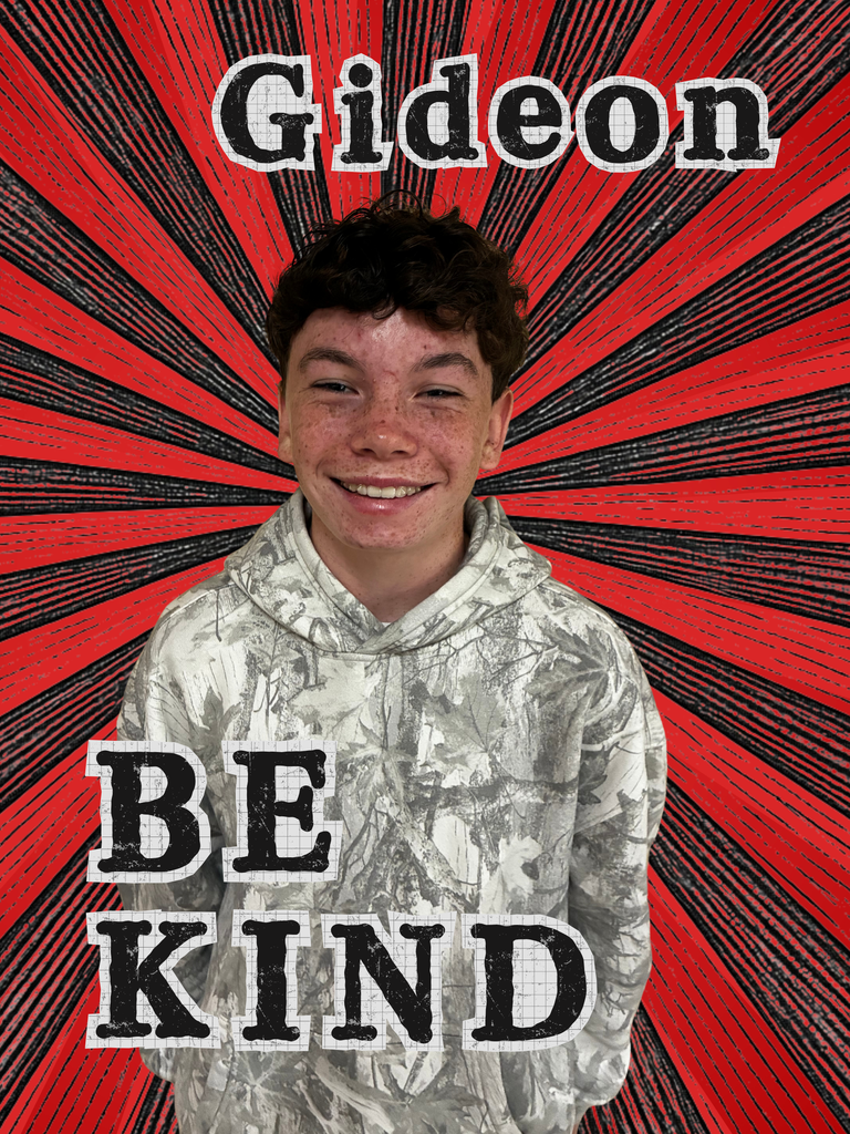 OCC honoree Gideon at Tippecanoe Middle School.  