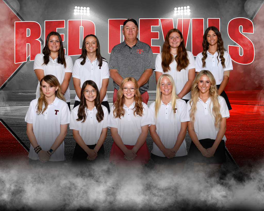 Team photo of the Tippecanoe High School girls golf team.