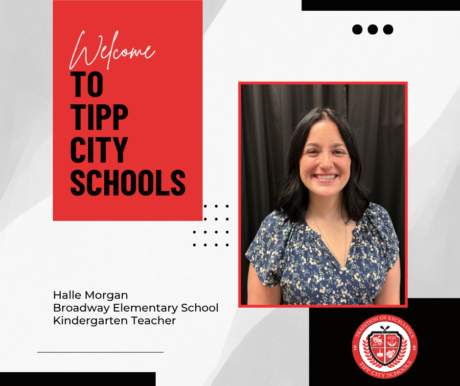 Broadway Elementary new kindergarten teacher Halle Morgan.