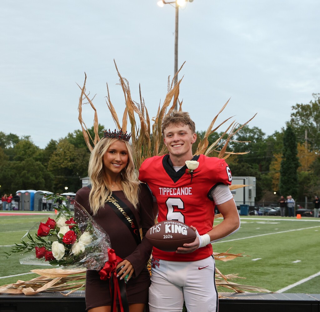 THS Homecoming Queen and King.