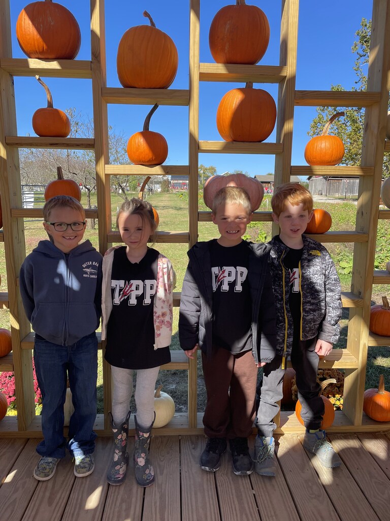 Students at Hidden Valley Orchard.
