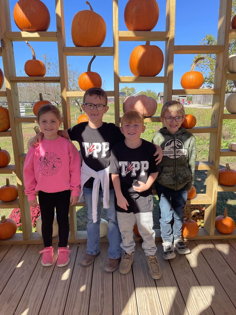 Students at Hidden Valley Orchard.