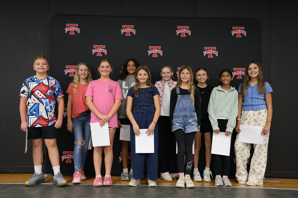 L.T. Ball Growth Students of the Month.
