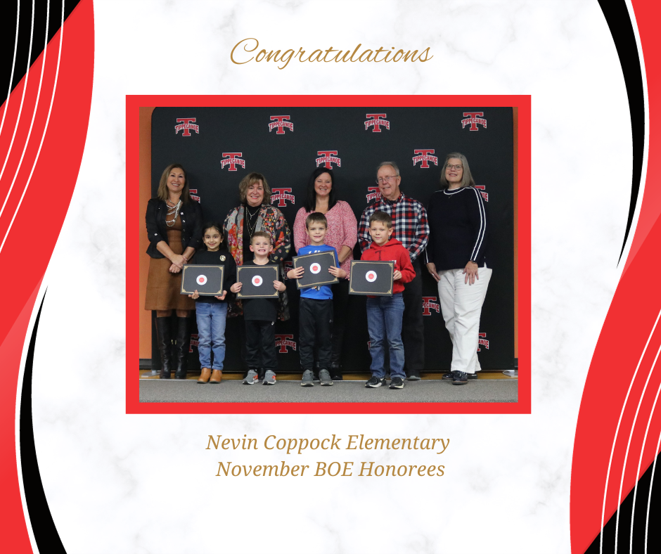 November honorees at BOE meeting