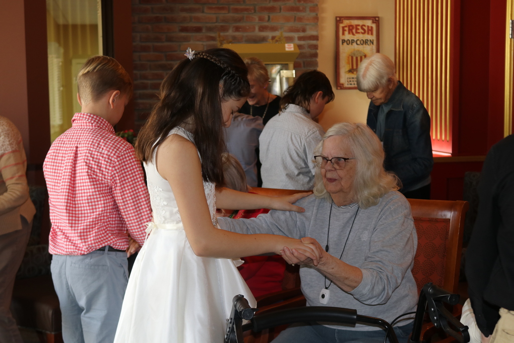 LT Ball students dance at Randall Residence.