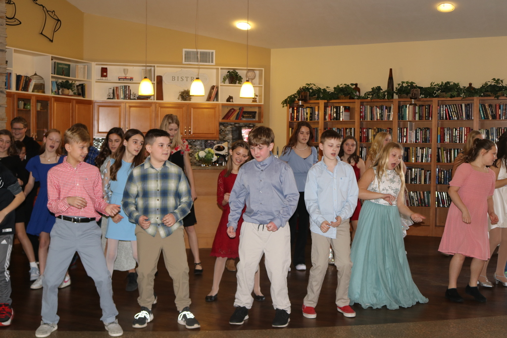 LT Ball students dance at Randall Residence.