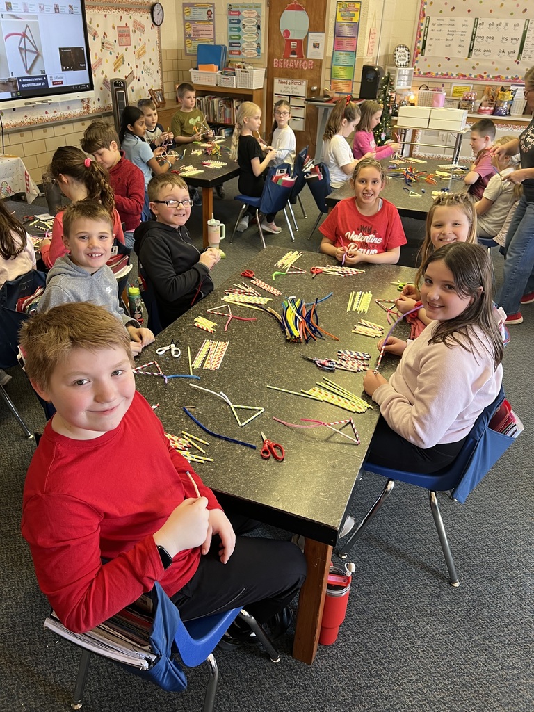 Broadway students at Valentine's Day party.