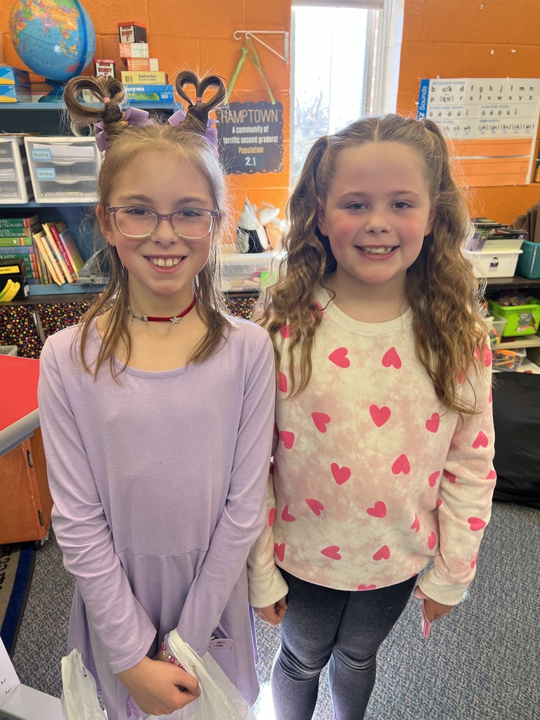 Broadway students at Valentine's Day party.