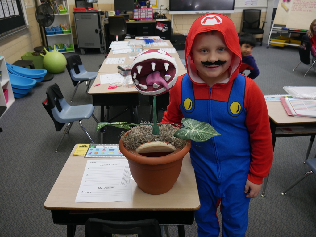 Nevin Coppock students on Valentine's Day.