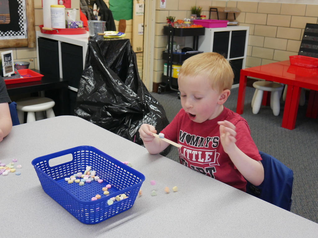 Nevin Coppock students on Valentine's Day.