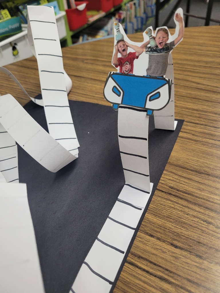 Paper roller coaster STEM activity.