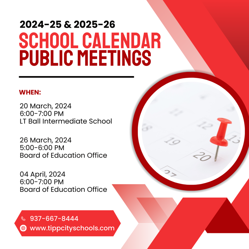 School Calendar Public Meeting