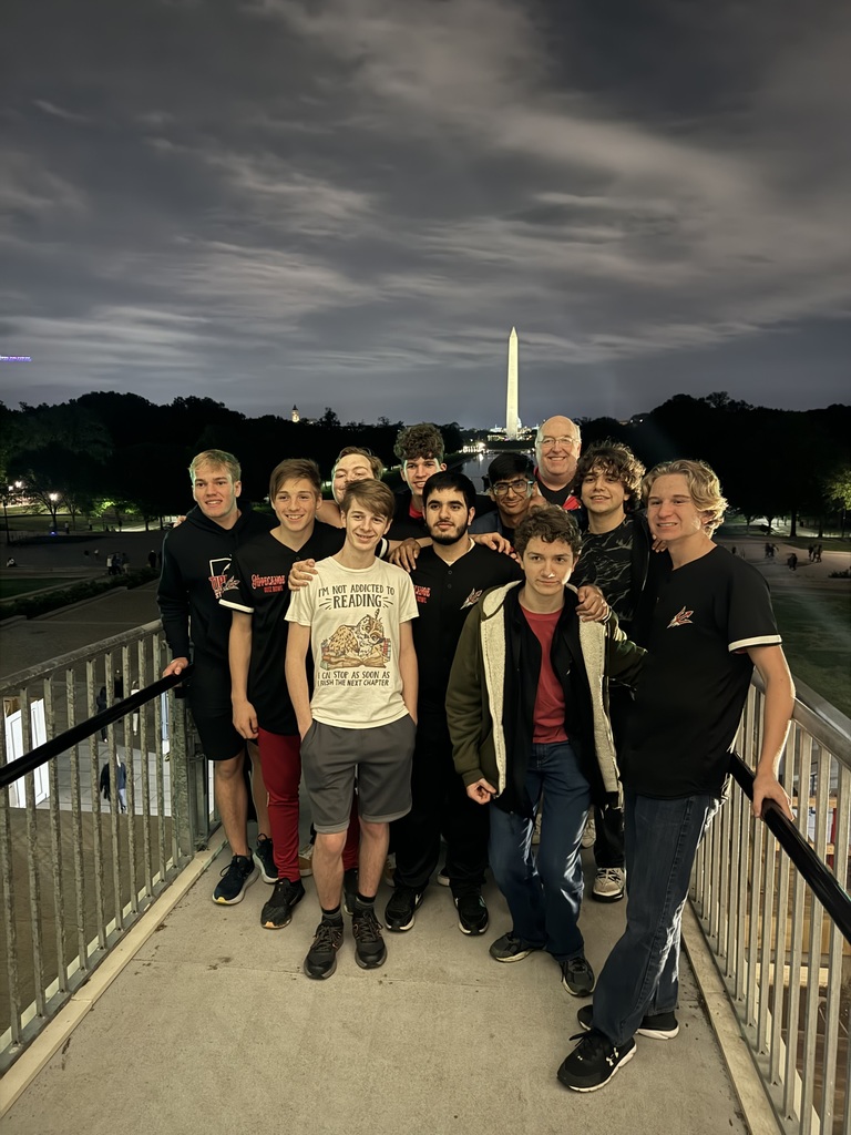 THS Quiz Team inn DC