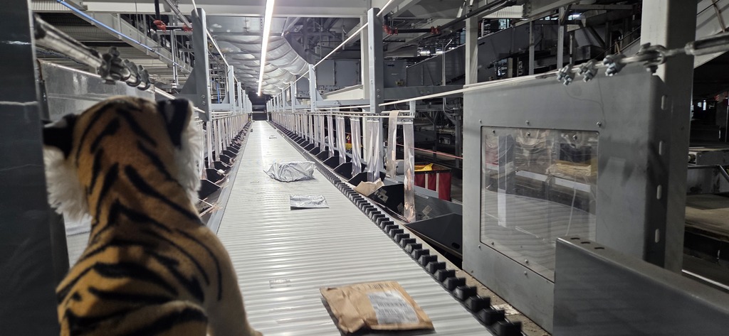 Sorting packages at ups