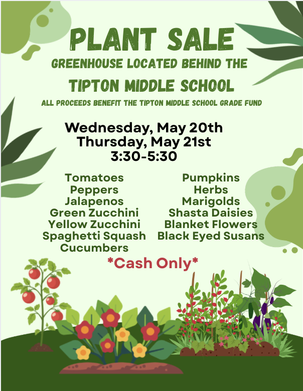 Greenhouse Plant Sale Flyer